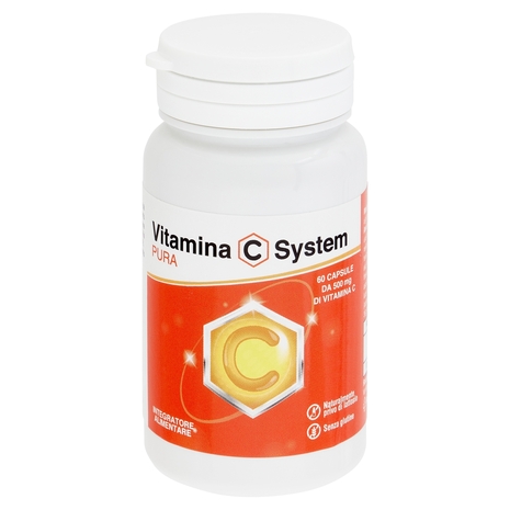 Vitamina C System Pura Capsule, 60x500 mg